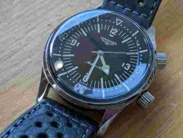 Longines Legend Diver  No Date 42mm Compressor Wristwatch