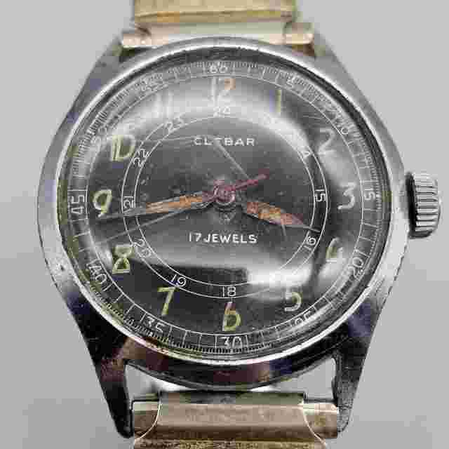 Vintage Clebar 17 Jewel Mens Watch Manual Waterproof