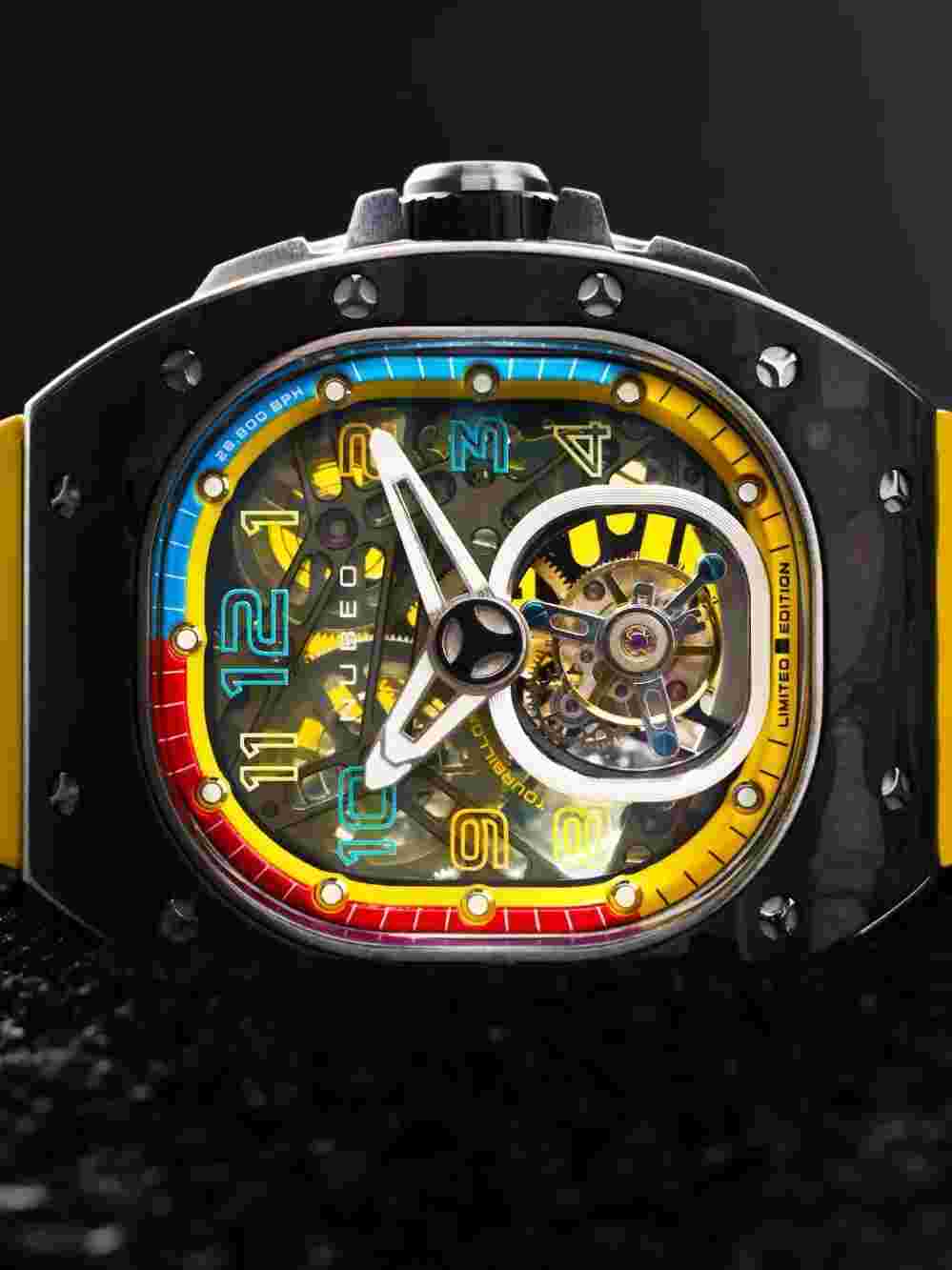 Nubeo NB-6108-02 Mens Watch Viper Tourbillon Limited 43mm 5ATM