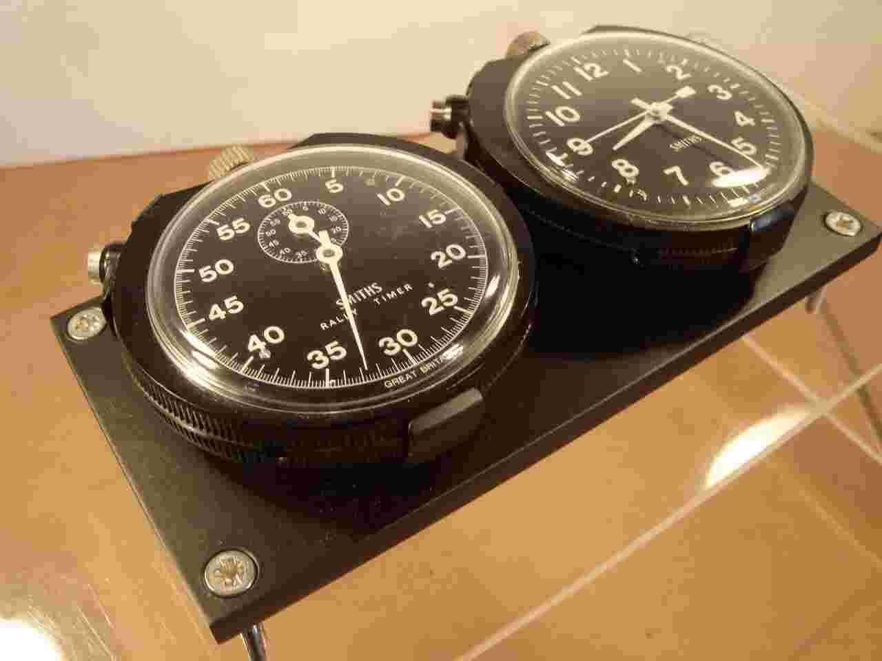 SUPERB "SMITHS" STOP WATCH / RALLY TIMER SET  (NEW OLD STOCK/BOXED) (RALLY CAR)