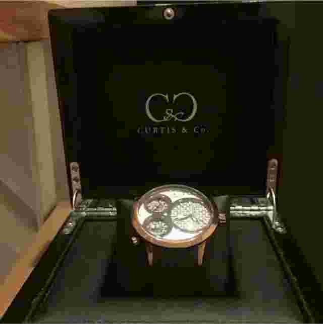 Men's Watch Curtiz & Co. SW3RG-42BR Chronograph Analog with Box