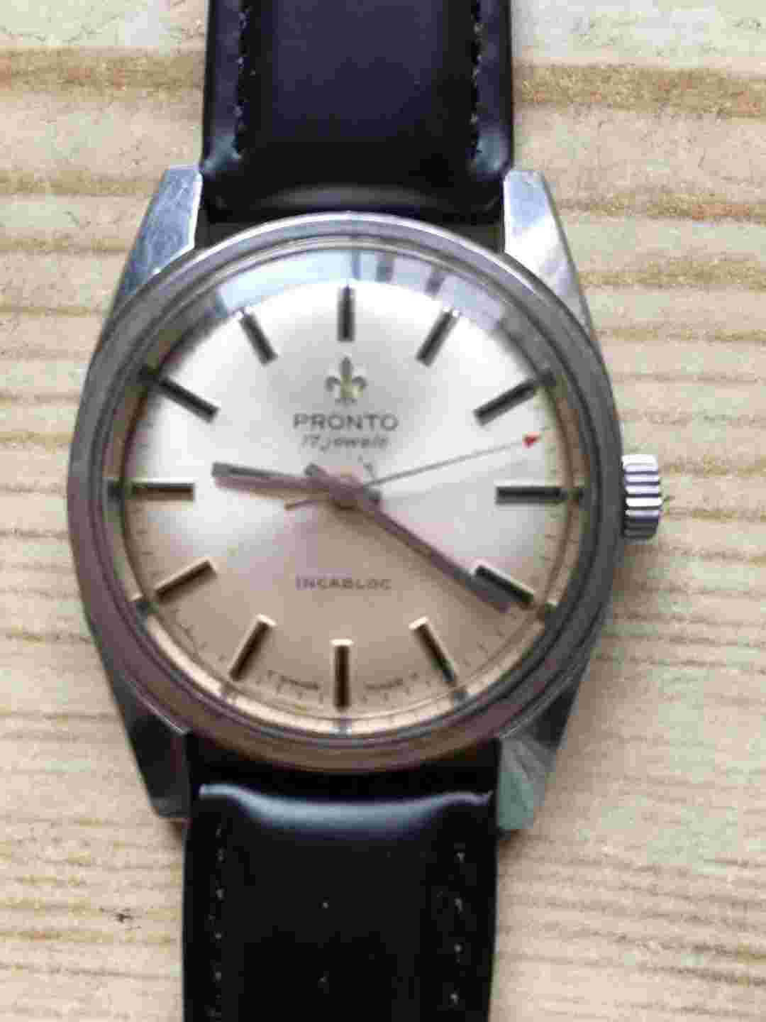 Vintage Pronto 17J Mechanical Manual Used Watch