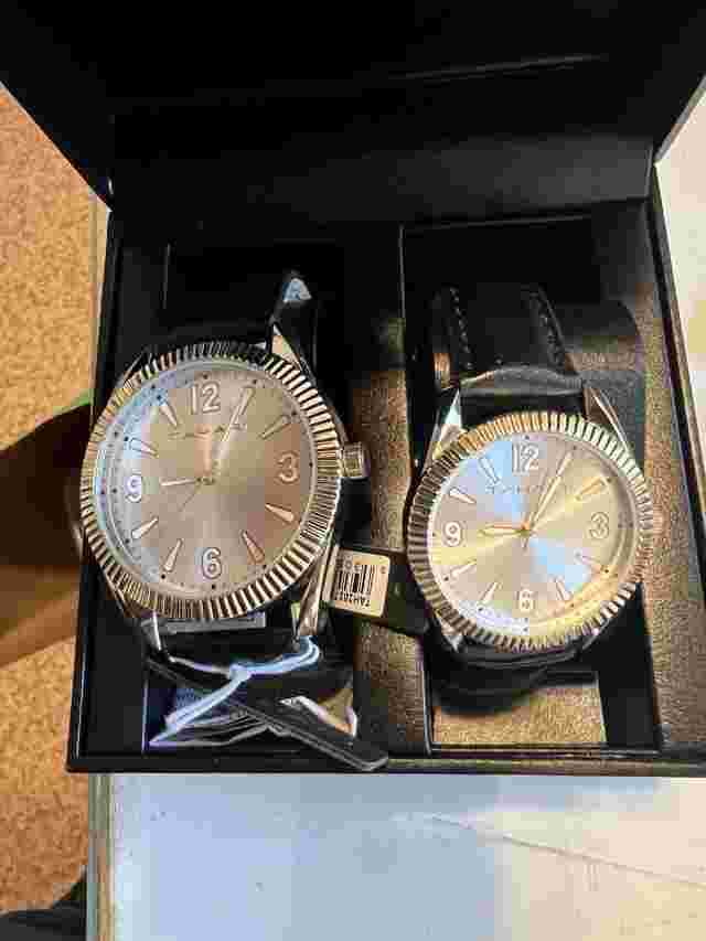 Watches - Couples - His & Her WRISTWATCHES  - TAHARI - Men's & Women's Brand New
