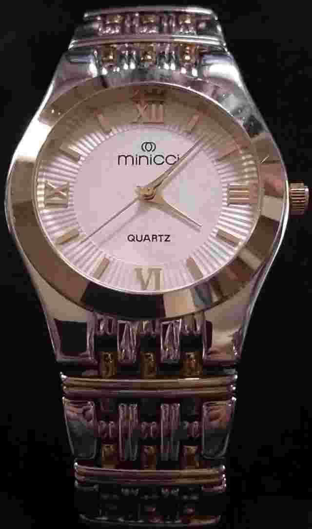 Minicci Quartz Watch 30914 Japan Quartz Movement Bracelet Band New Battery