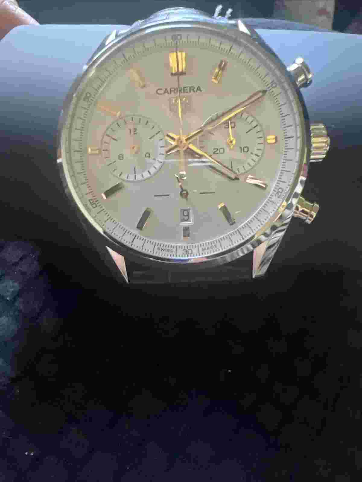 TAG Heuer Carrera White Men's Watch - CBN2013.FC6483