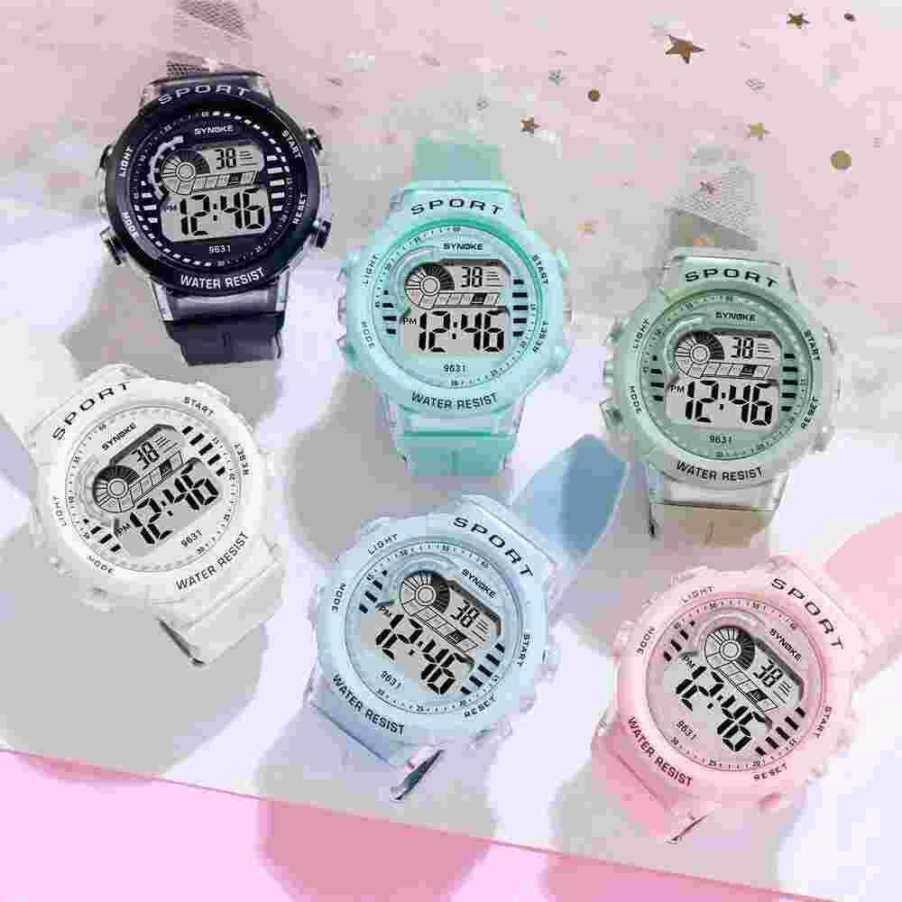 Student Multifunction Sports Waterproof Luminous LED Digital Kids Watch