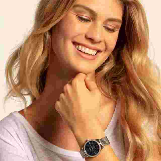 Thomas Sabo Mens Glam Spirit Moon Phase Silver Metal Watch