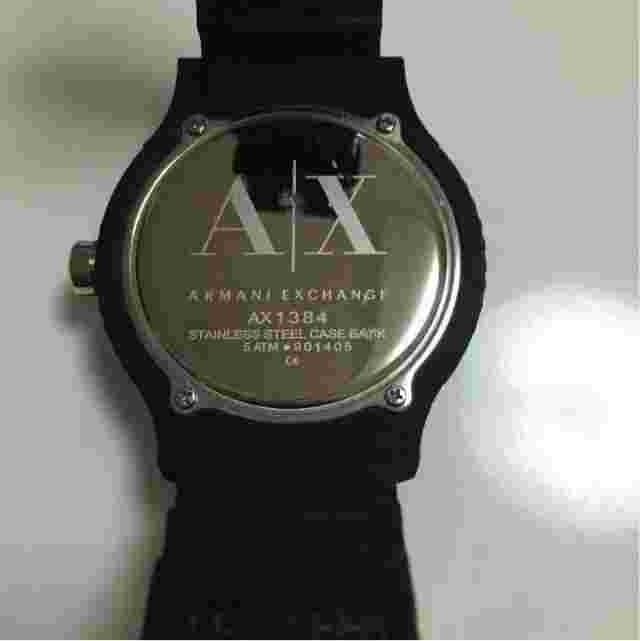 Wristwatch Armani Exchange AX1384 Stainless Steel Case Back Men with Box