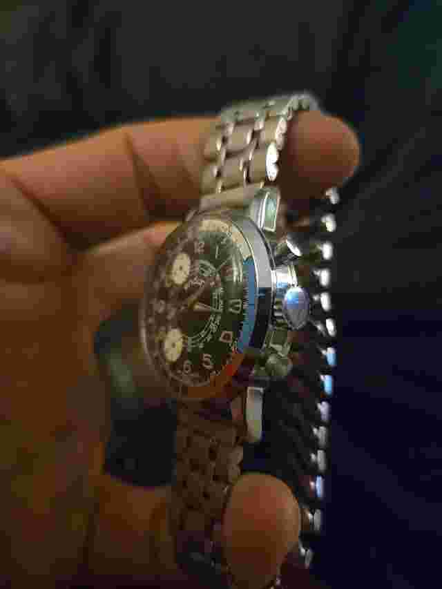 Vintage Mens Endura One Jewel Chronograph Watch For Repairs