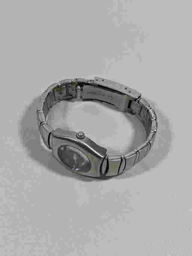 Roots Silver Tone Case Stainless Steel band Watch 6 Inch