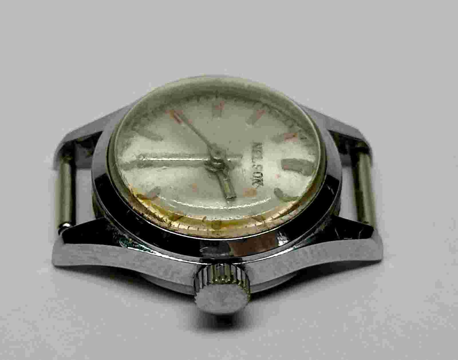 Vintage Nelson Mens/Womens Mechanical Windup Wrist Watch For Parts Or Repair U3