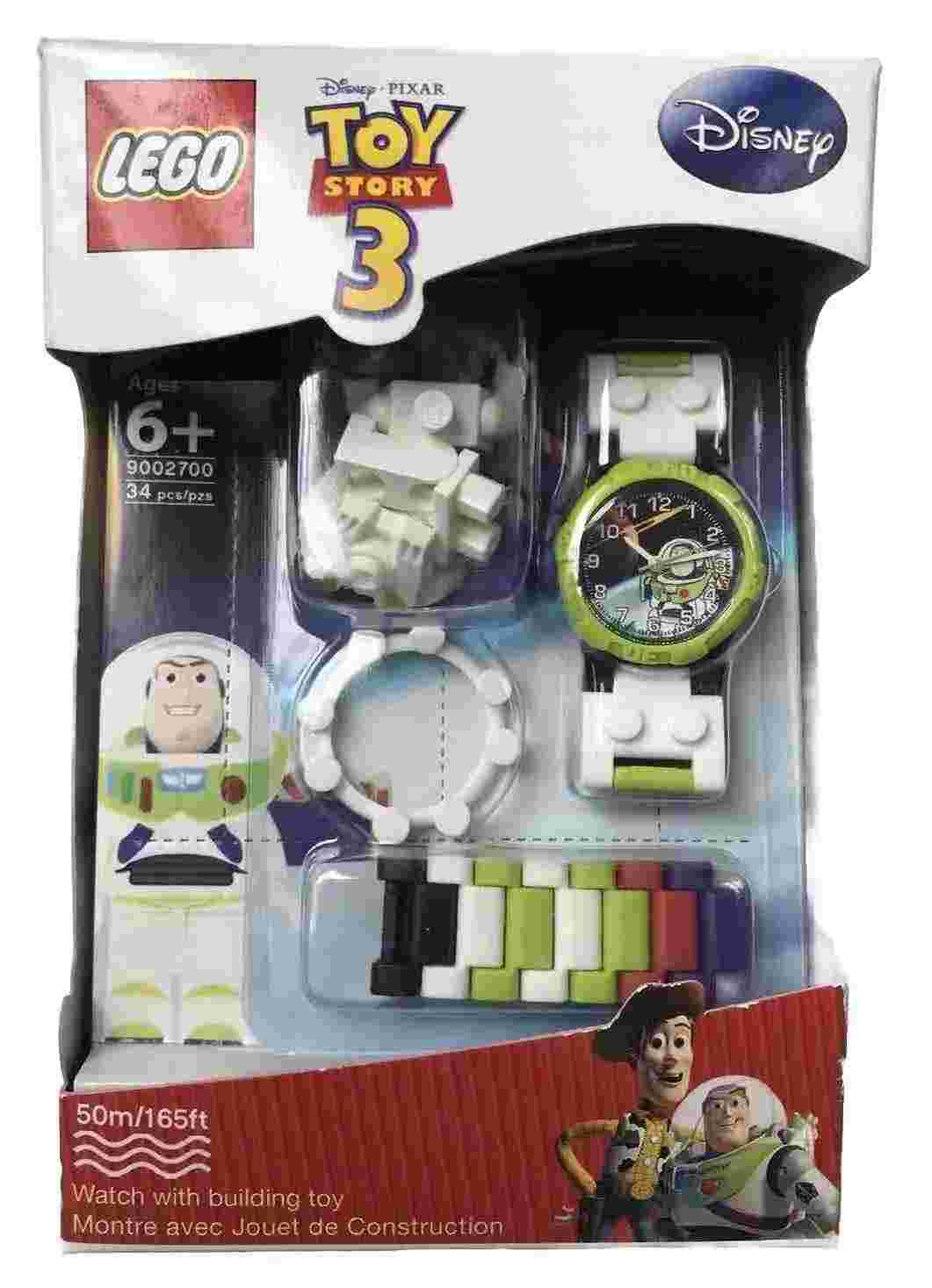 RARE LEGO Disney Toy Story 3 Buzz Lightyear Wristwatch mini figure 34 PC NIP