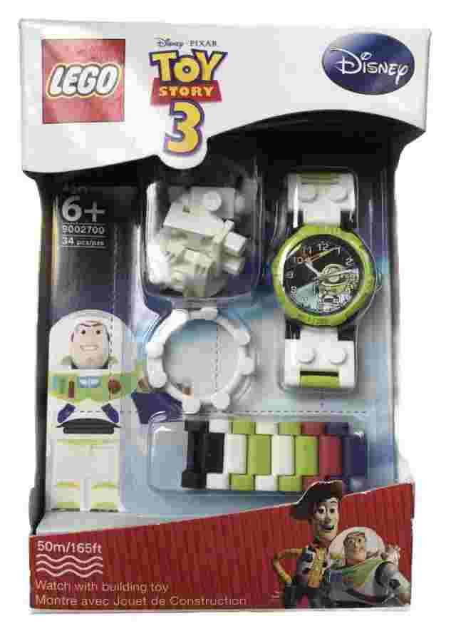 RARE LEGO Disney Toy Story 3 Buzz Lightyear Wristwatch mini figure 34 PC NIP
