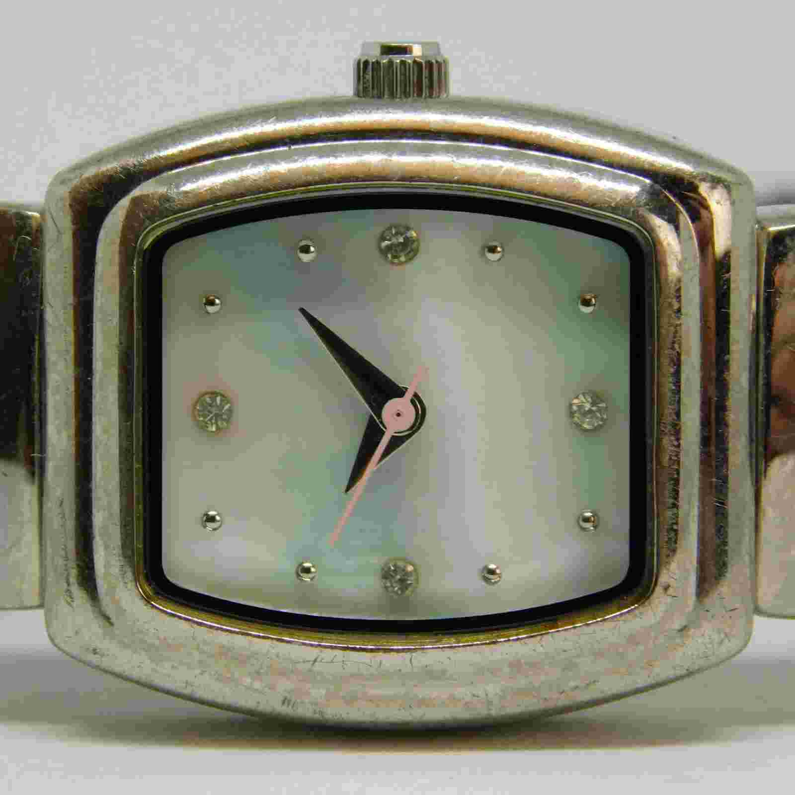 Mary Kay Mother of Pearl Dial Quartz Analog Women's Watch New Battery