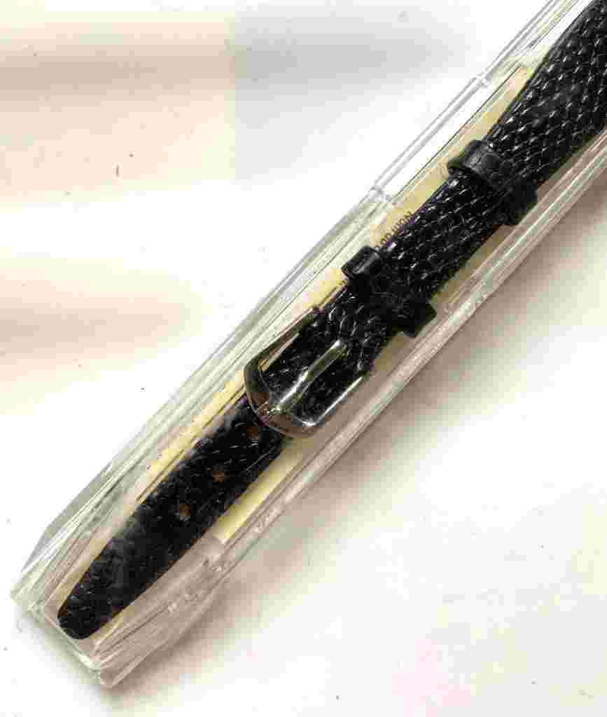 Genuine Cow Leather Hirsch " croco grain " 12mm watch strap