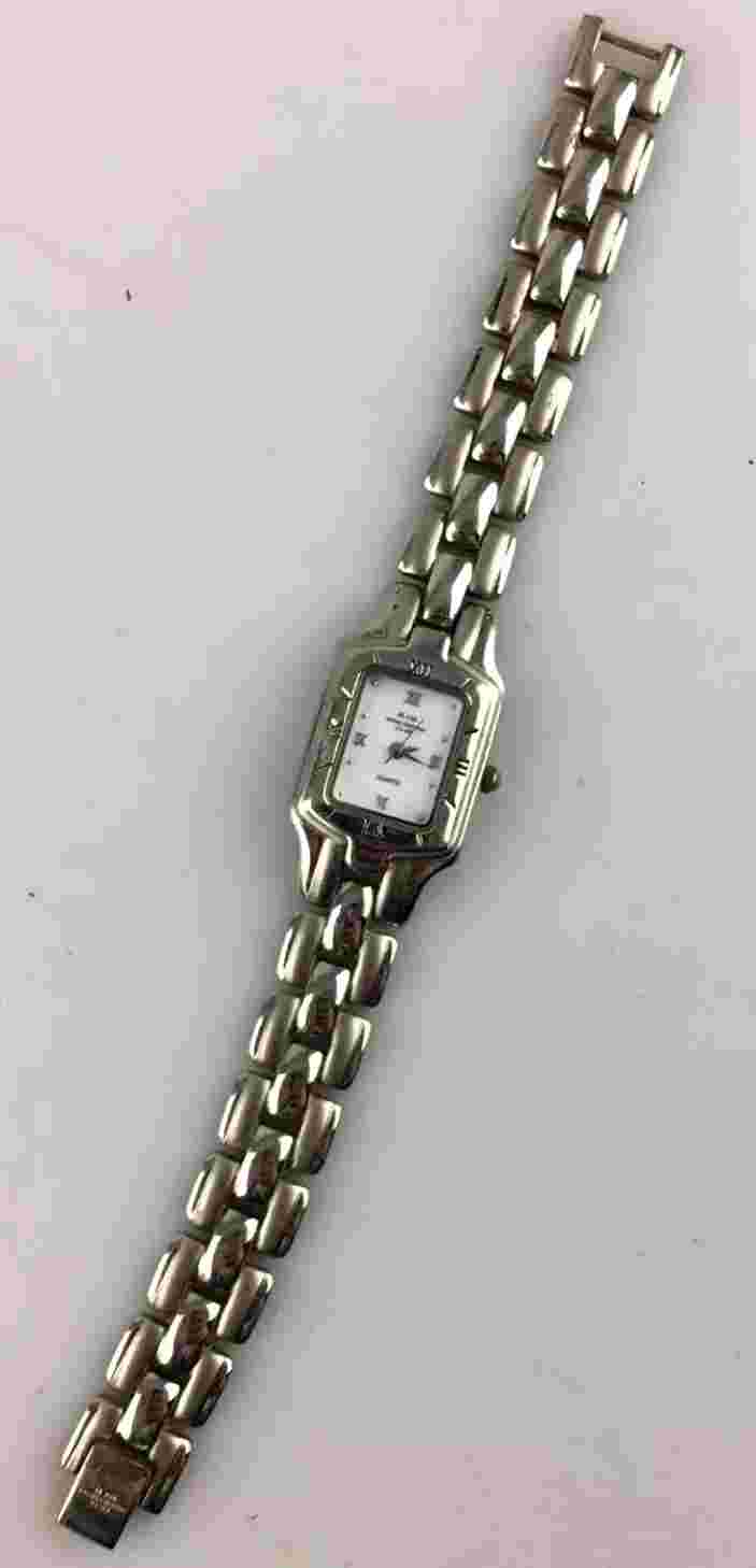 M&M Primo Emporio Quartz Watch 22 Mm Steel Women's Working Deplo Sport