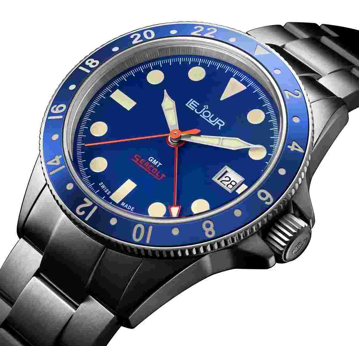 Le Jour Sea Colt Automatic GMT Watch. Authorised Dealer