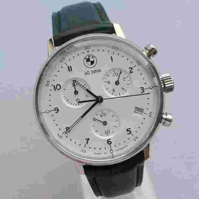 BMW Classic Aviator Pilot Sport Car Accessory Made in Germany Chronograph Watch