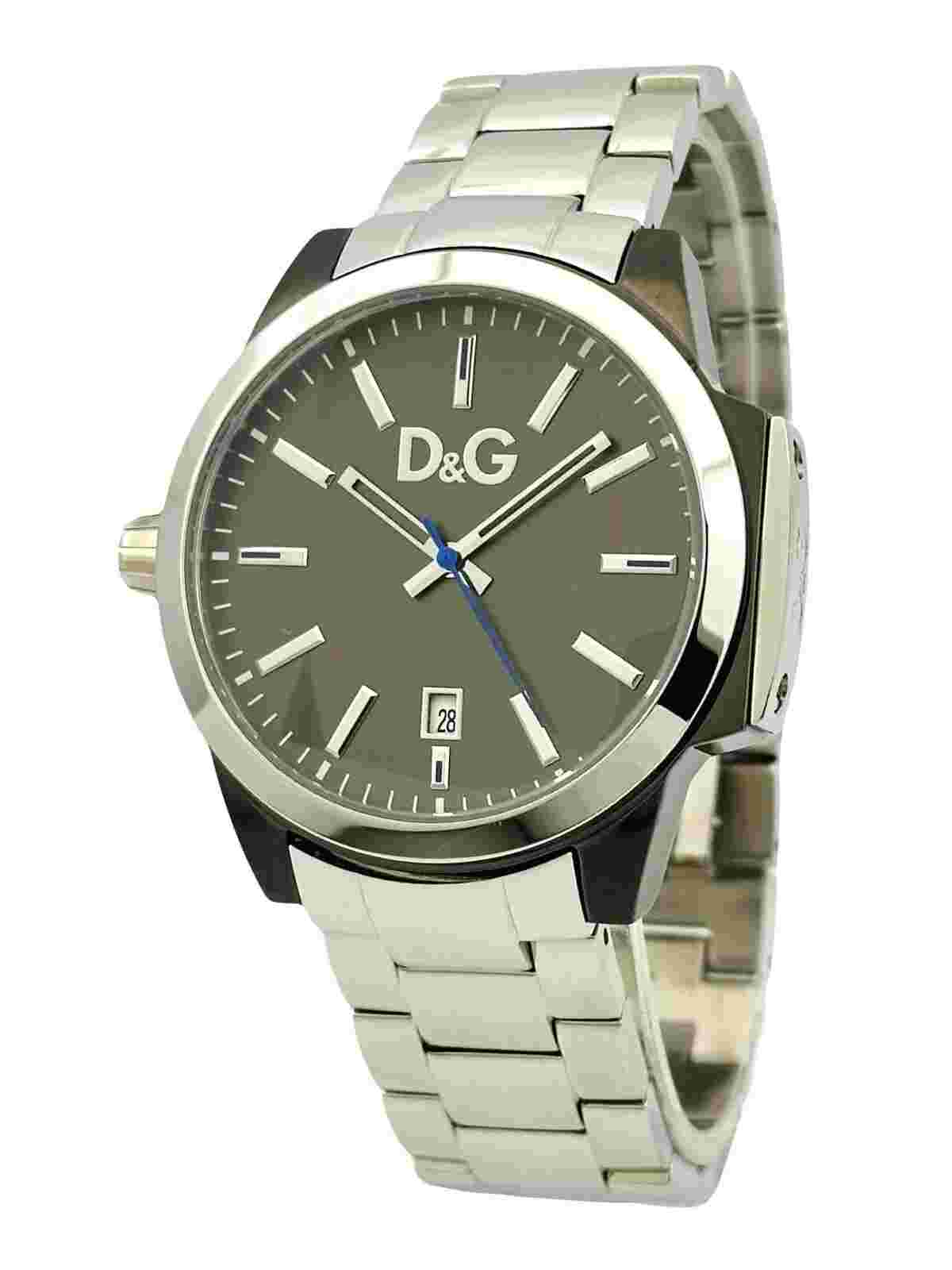 D&G Dolce & Gabbana Men's DW0744 Salt and Pepper Round  Watch