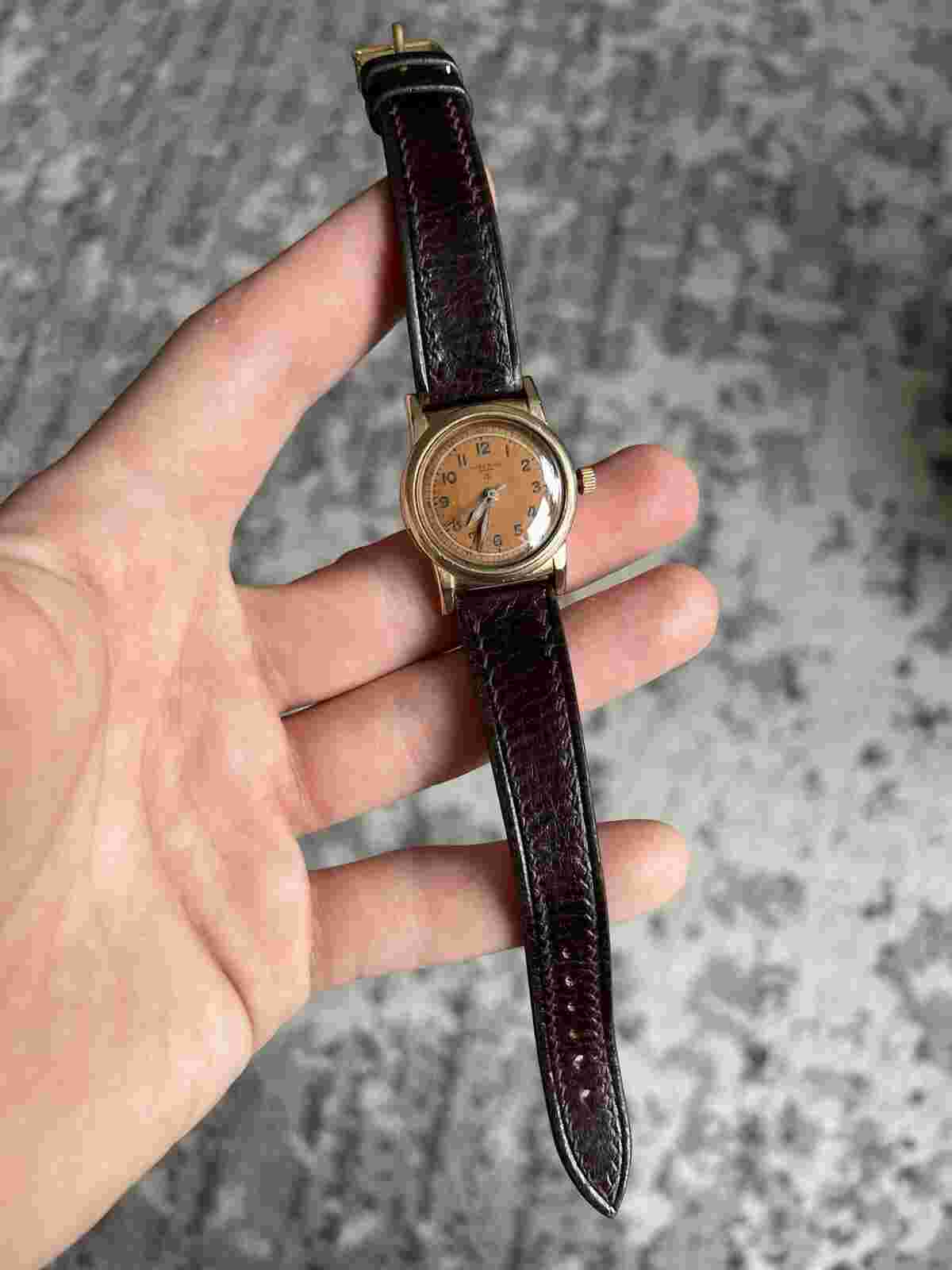 Vintage Military WWII Imperial Manual Wind Watch Runs