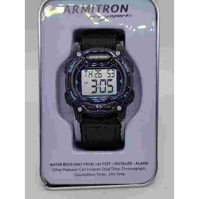 Armitron Sport Unisex Digital Nylon Strap Watch#12