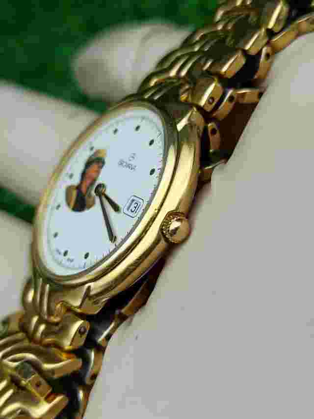 Rare Memorial GROVANA Watch For Muammar Gaddafi Issued For Military Gifts Swiss