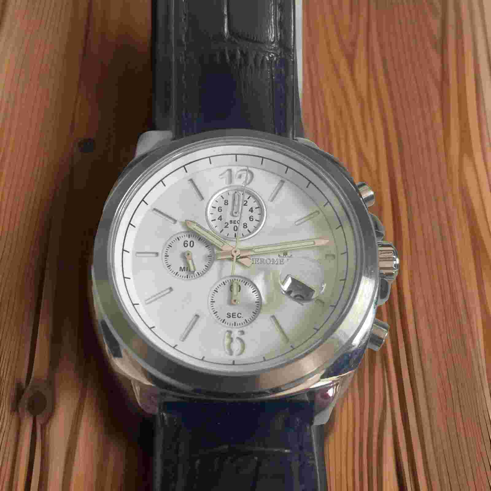 Jerome Lemars Gents Watch JL558B Leather Band