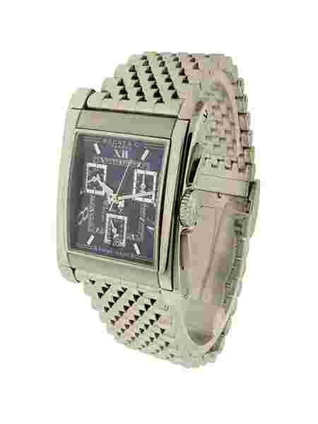Bedat & Co. Men's Stainless Steel Chrono No.7 Swiss Watch, Also a Table Watch