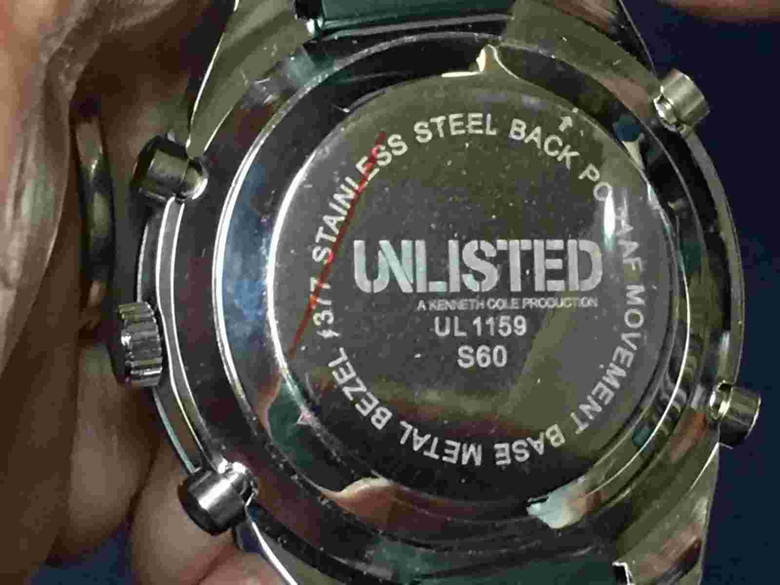 Unlisted By Kenneth Cole  Analog And Digital mens Sport Watch