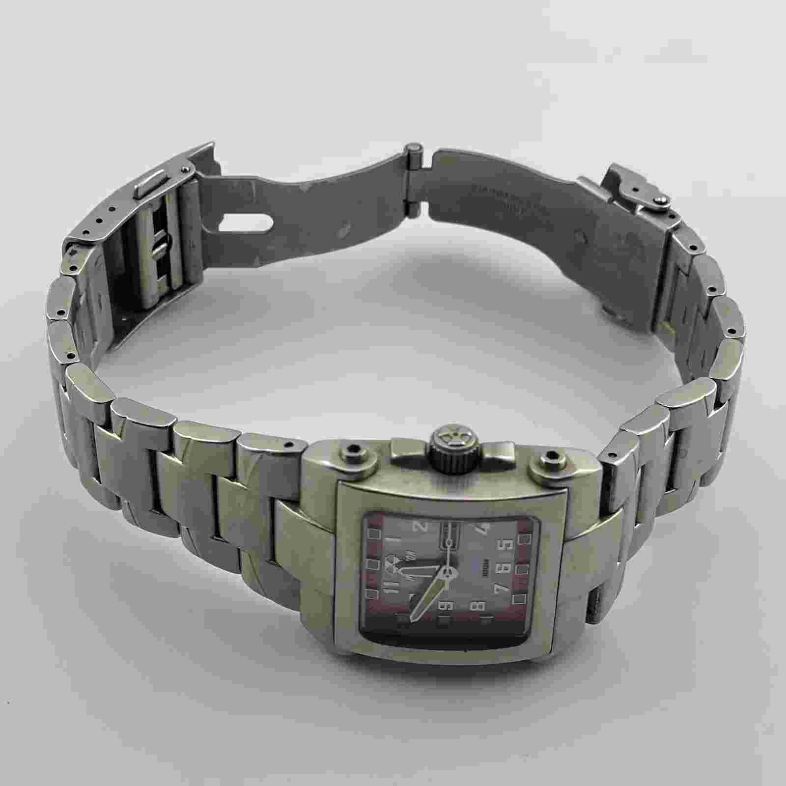 Reactor MC2 Watch Womens Rare Pearl Look Dial Day Date 25mm Case Quartz Bracelet