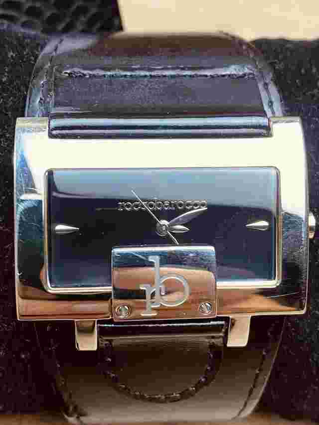 Beautiful vintage Roccobarocco women's watch Black Tone #7202