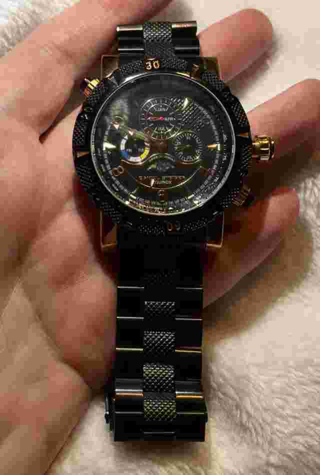 Daniel Steiger Men's Watch DS 7058-M Swiss Multi-Function Rose Gold Mens