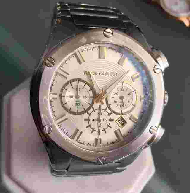 Mens Genuine Vince Camuto Sports Chronograph vc1065sv Designer Watch Royal Oak