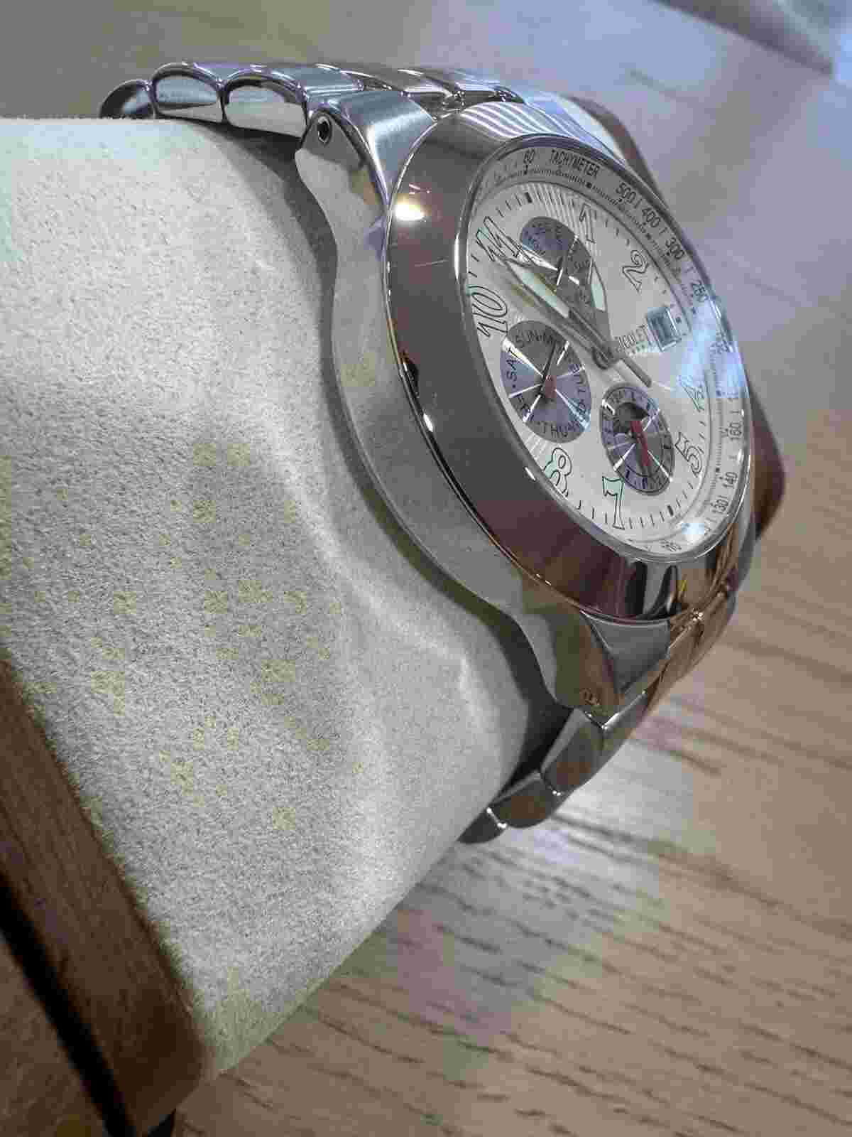 Nicolet 1886 Men’s Watch Tachymeter Date Automatic Two Tone NT 322000- RARE