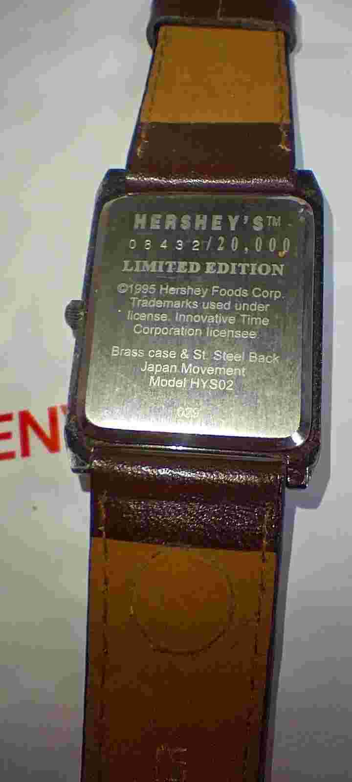 Hersheys Chocolate Limited Edition Watch