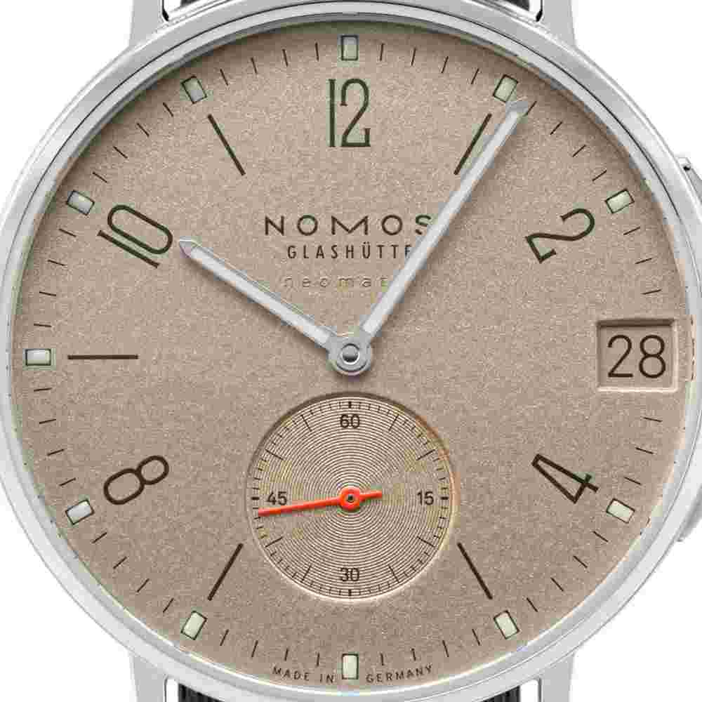 Nomos Ahoi Neomatik 38 Date Sand Automatic Grey Textile 527 watch