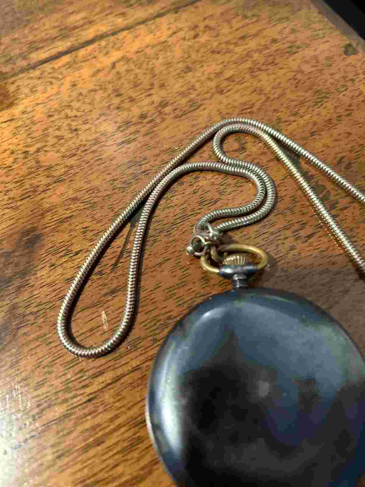 POCKET WATCH MORE THAN 100 YEARS Life  AUTOMATIC BLACK COLOR I