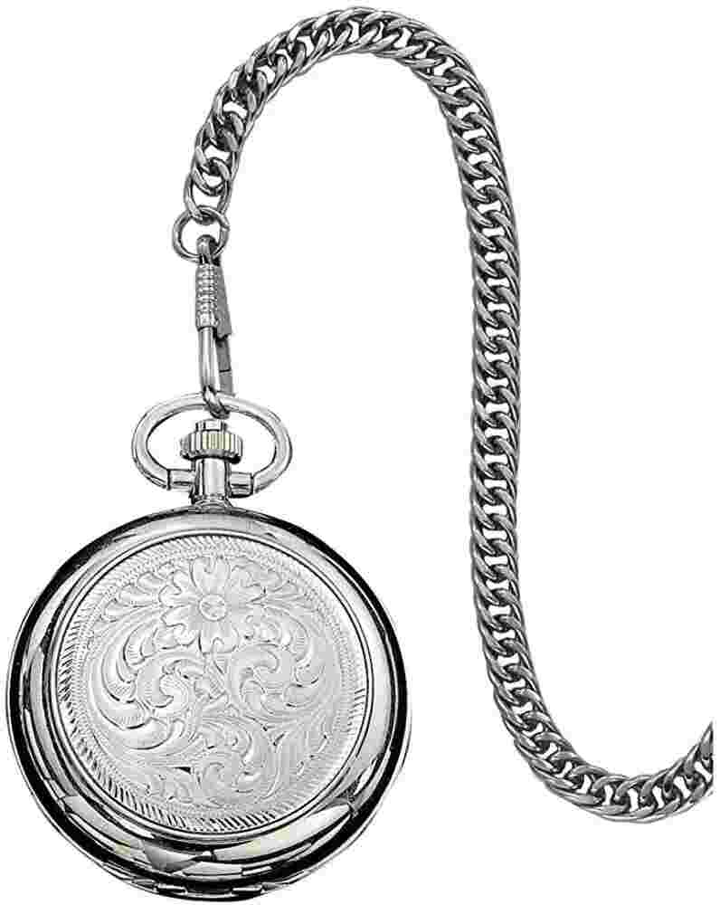 Montana Silversmiths WATCHP10 Montana Time Analog Display Quartz Pocket Watch