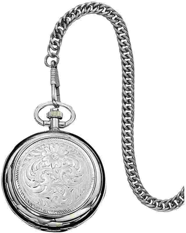 Montana Silversmiths WATCHP10 Montana Time Analog Display Quartz Pocket Watch