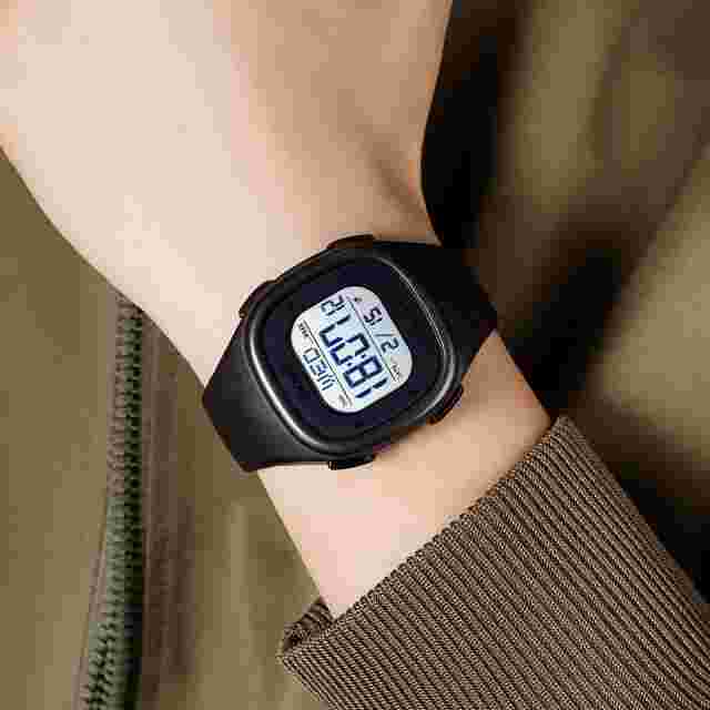 Waterproof Digital Watch - Sport Watch with Stopwatch, Countdown,  Dual Time