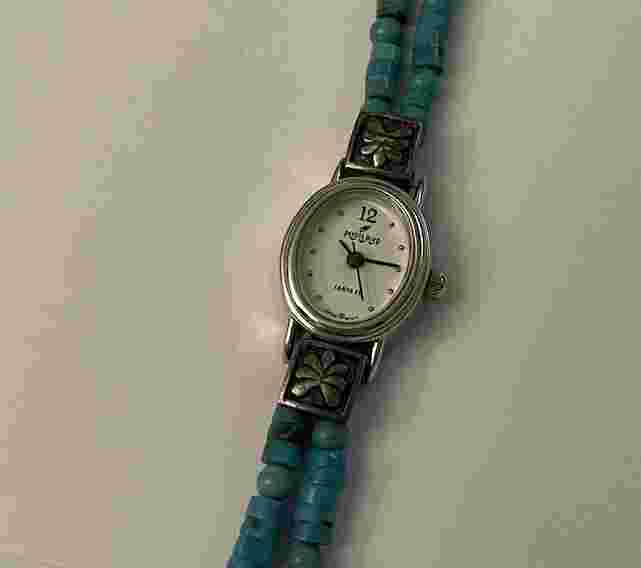 PEYOTE BIRD SANTA FE TURQUOISE WATCH