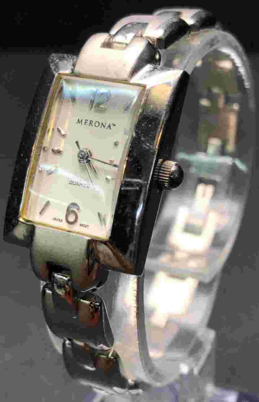 Vintage Women's Merona Analog Watch - Untested - May Need Battery or Repair