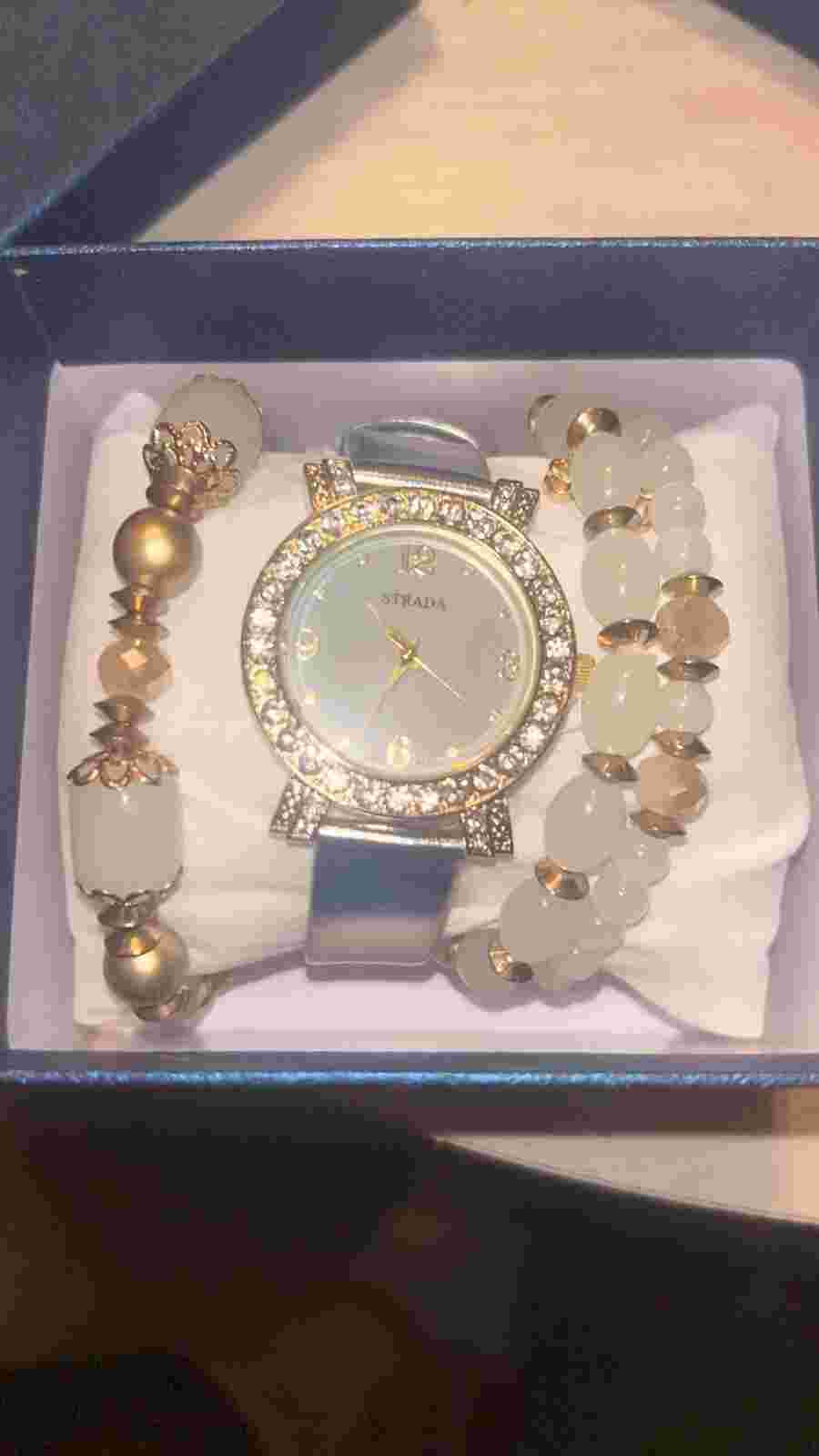Strada Fashion Watch With Matching Bracelets