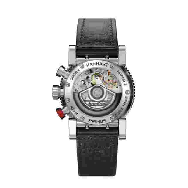 Hanhart PRIMUS Pilot Black Dial 44mm 740.210-0020 M-272 Men's Watch