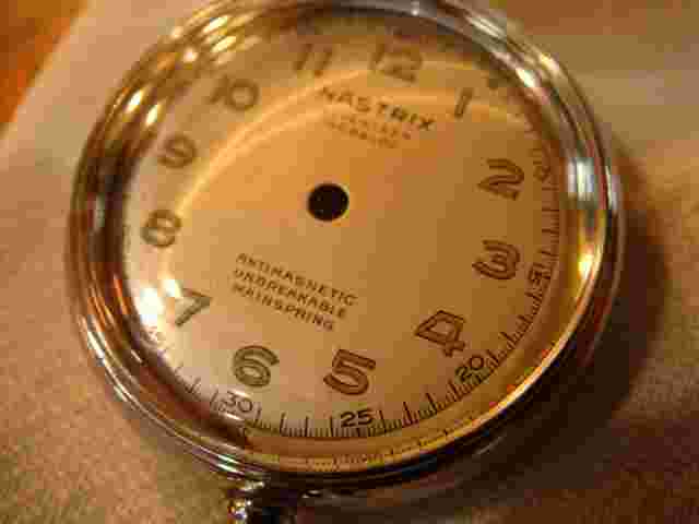 VINTAGE NASTRIX 17 JEWEL SWISS MADE PENDANT WATCH FOR PARTS/PIECES REPAIR