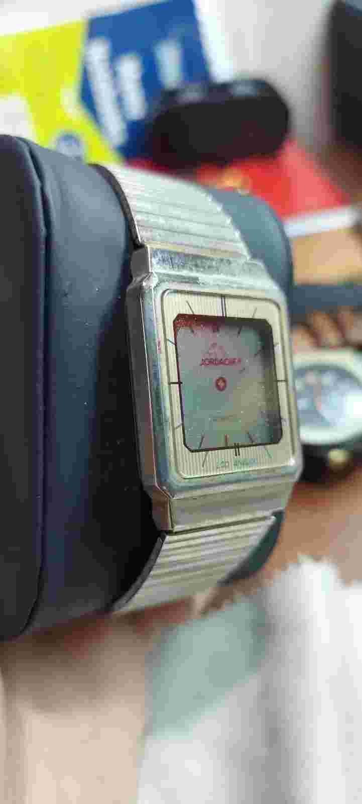 Jordache LCD Analog Mens Vintage 1980s Quartz Watch