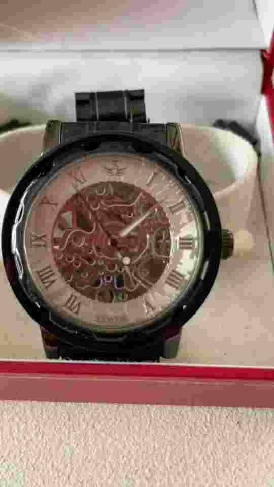 Sewor Mens Skeleton Roman Hand Watch