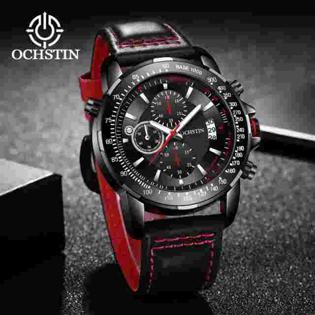 Men's Quartz Watch - Waterproof Chronograph Wristwatch LK591033792390