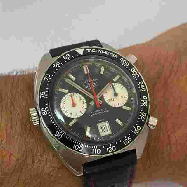 TAG Heuer Autavia Men's Black Watch - 1163