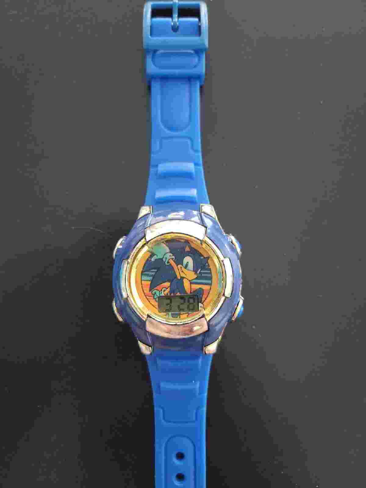 sonic watch for kids Blue Sonic The Hedgehog Used